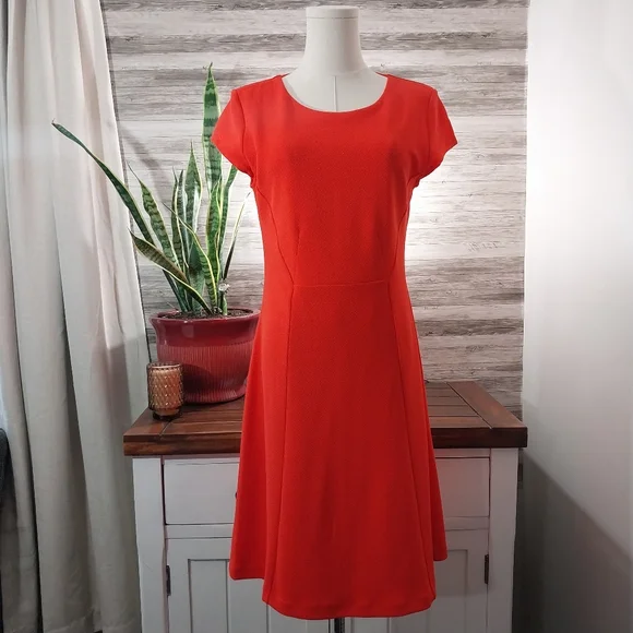 strapless open back dress Jones New York Evening Red Midi Dress 1990s